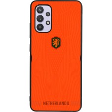 Coque Samsung Galaxy A32 - Silicone rigide noir Maillot de football Pays-Bas 2026 personnalisable