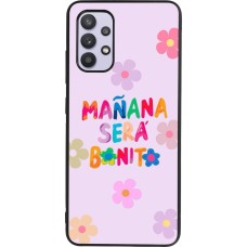 Samsung Galaxy A32 Case Hülle - Silikon schwarz Karol G Manana sera bonito
