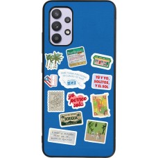 Coque Samsung Galaxy A32 - Silicone rigide noir Seals of the Dominican Republic DTMF