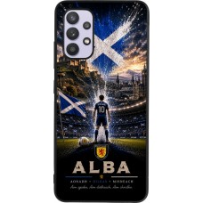 Coque Samsung Galaxy A32 - Silicone rigide noir Football Écosse splash 2026