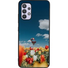 Coque Samsung Galaxy A32 - Silicone rigide noir Hot air balloon 2026