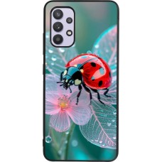 Coque Samsung Galaxy A32 - Silicone rigide noir Ladybird in bloom Spring 2026