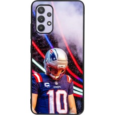 Coque Samsung Galaxy A32 - Silicone rigide noir Super Bowl 26 Patriots 3