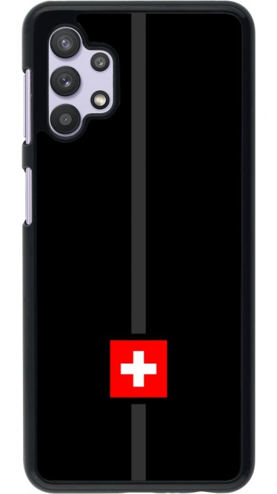 Coque Samsung Galaxy A32 5G - Canton CH noir