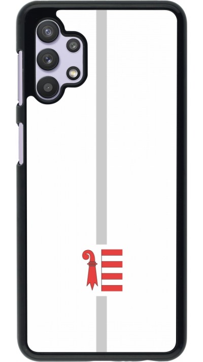 Coque Samsung Galaxy A32 5G - Canton JU blanc