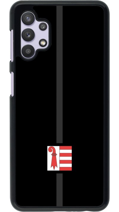 Coque Samsung Galaxy A32 5G - Canton JU noir