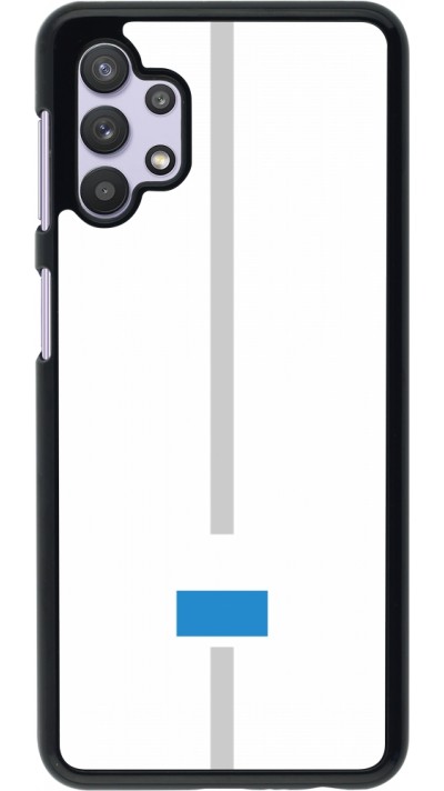 Coque Samsung Galaxy A32 5G - Canton LU blanc