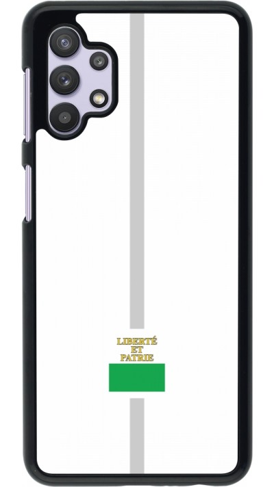 Coque Samsung Galaxy A32 5G - Canton VD blanc