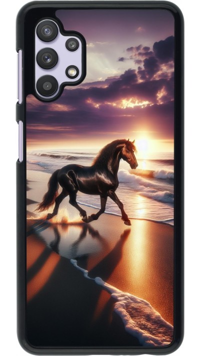 Coque Samsung Galaxy A32 5G - Cheval majestueux plage
