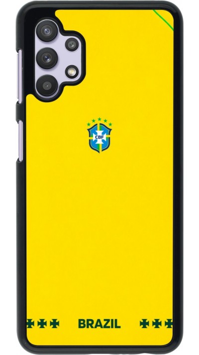 Coque Samsung Galaxy A32 5G - Maillot de football Bresil 2026 personnalisable