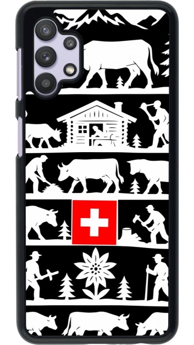 Coque Samsung Galaxy A32 5G - Poya Suisse 1 noir