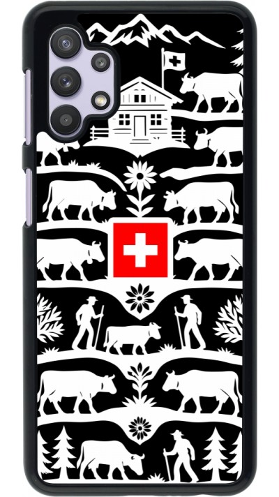 Coque Samsung Galaxy A32 5G - Poya Suisse 3 noir