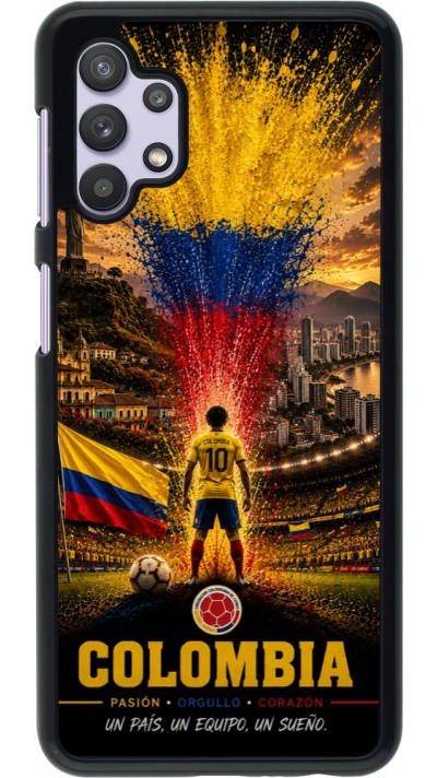 Coque Samsung Galaxy A32 5G - Football Colombie splash 2026