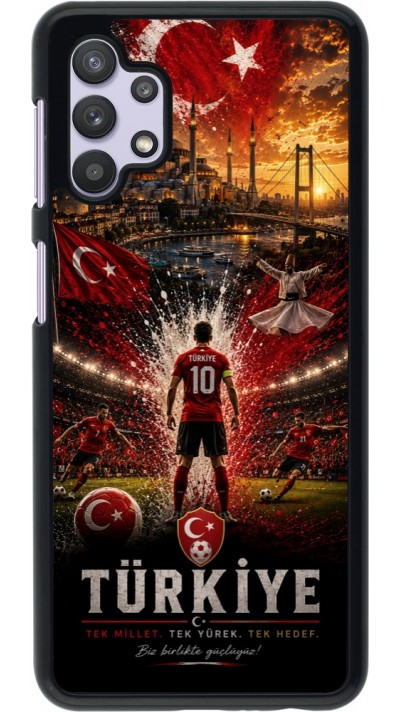 Coque Samsung Galaxy A32 5G - Football Turquie splash 2026