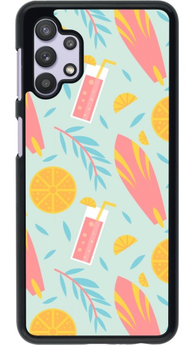 Coque Samsung Galaxy A32 5G - Summer 2025 Pattern citron