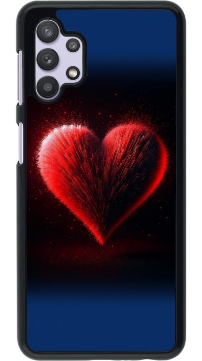 Coque Samsung Galaxy A32 5G - Valentine 2025 coeur rouge