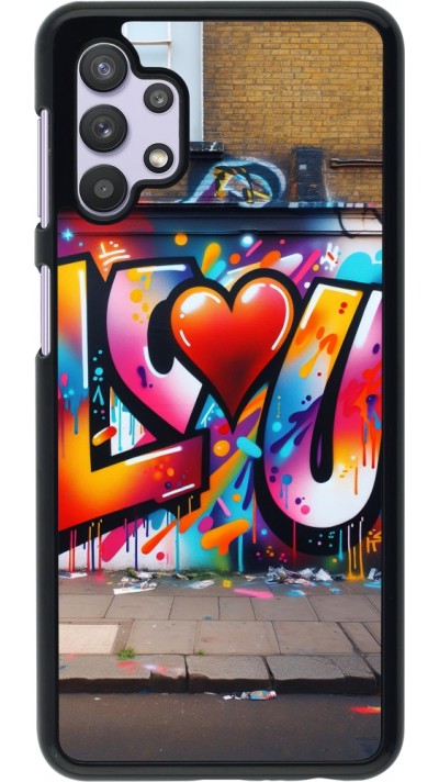 Coque Samsung Galaxy A32 5G - Valentine 2025 Love U Tag