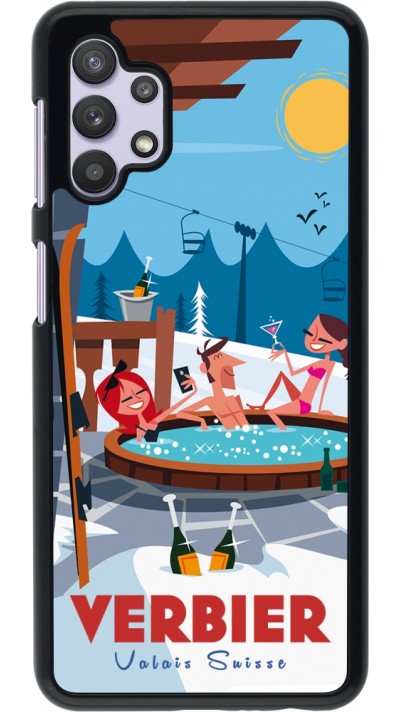 Coque Samsung Galaxy A32 5G - Verbier Mountain Jacuzzi