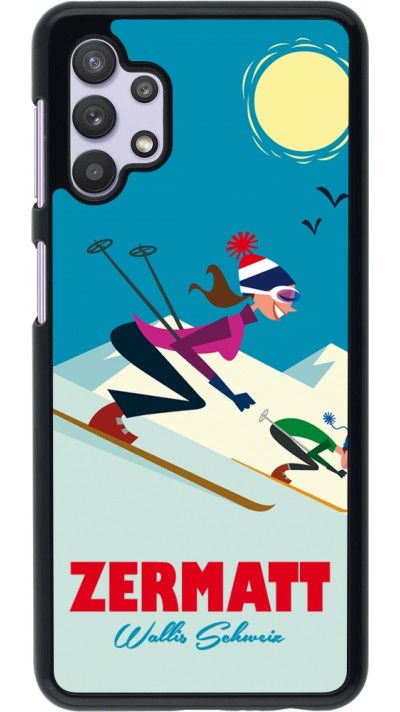 Coque Samsung Galaxy A32 5G - Zermatt Ski Downhill
