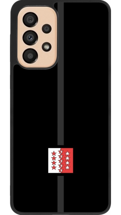 Samsung Galaxy A33 5G Case Hülle - Silikon schwarz Kanton VS schwarz