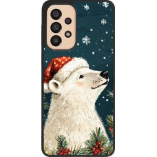 Coque Samsung Galaxy A33 5G - Silicone rigide noir Christmas 25 Bear