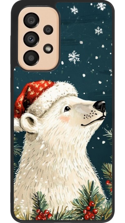Samsung Galaxy A33 5G Case Hülle - Silikon schwarz Christmas 25 Bear
