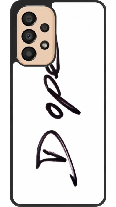 Samsung Galaxy A33 5G Case Hülle - Silikon schwarz Dope