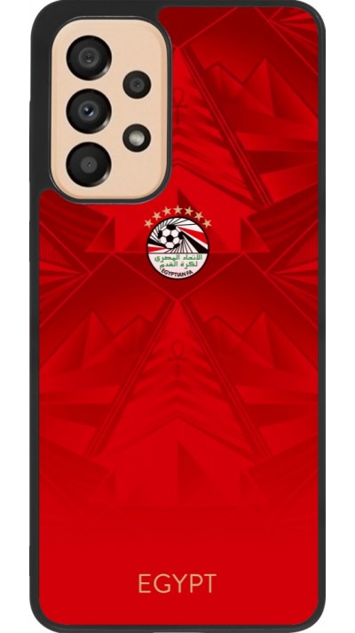 Coque Samsung Galaxy A33 5G - Silicone rigide noir Maillot de football E?gypte 2026 personnalisable