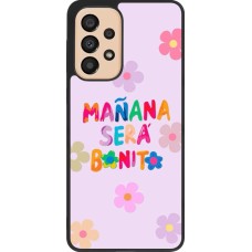 Samsung Galaxy A33 5G Case Hülle - Silikon schwarz Karol G Manana sera bonito