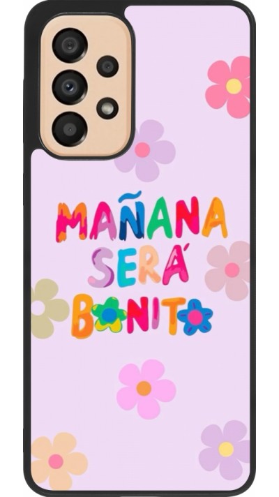 Samsung Galaxy A33 5G Case Hülle - Silikon schwarz Karol G Manana sera bonito
