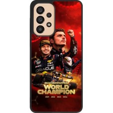 Coque Samsung Galaxy A33 5G - Silicone rigide noir Max Verstappen Champion 2023