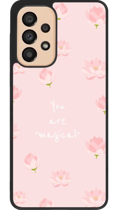 Coque Samsung Galaxy A33 5G - Silicone rigide noir Mom 2023 your are magical