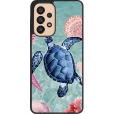 Coque Samsung Galaxy A33 5G - Silicone rigide noir Preppy Turtle