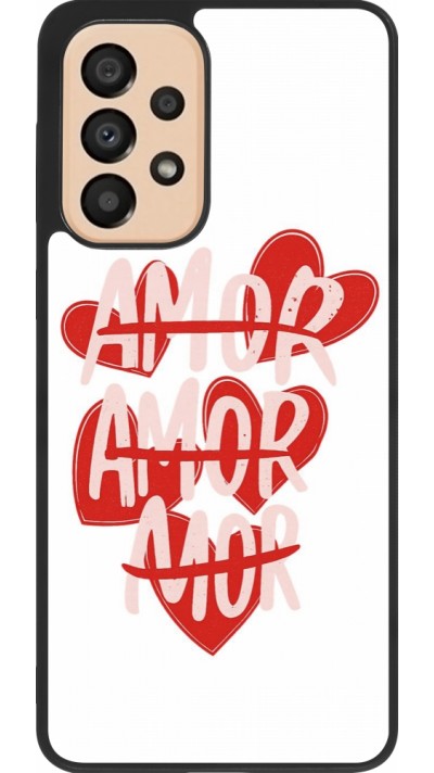 Samsung Galaxy A33 5G Case Hülle - Silikon schwarz Saint Valentines Day 26 Amor