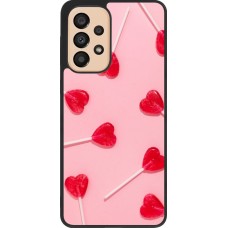 Coque Samsung Galaxy A33 5G - Silicone rigide noir Saint Valentines Day 26 Lollipop