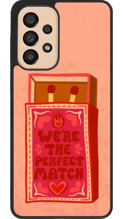 Samsung Galaxy A33 5G Case Hülle - Silikon schwarz Saint Valentines Day 26 Perfect Match