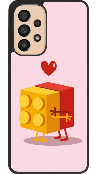 Samsung Galaxy A33 5G Case Hülle - Silikon schwarz Saint Valentines Day 26 Puzzle