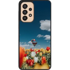 Coque Samsung Galaxy A33 5G - Silicone rigide noir Hot air balloon Spring 2026
