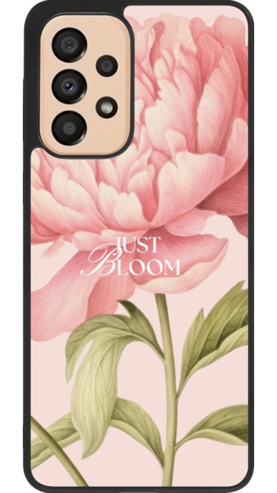 Samsung Galaxy A33 5G Case Hülle - Silikon schwarz Just Bloom Spring 2026