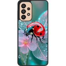 Coque Samsung Galaxy A33 5G - Silicone rigide noir Ladybird in bloom Spring 2026