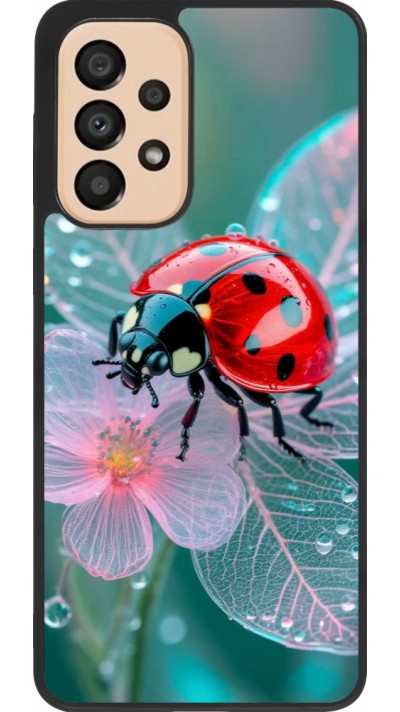 Samsung Galaxy A33 5G Case Hülle - Silikon schwarz Ladybird in bloom Spring 2026