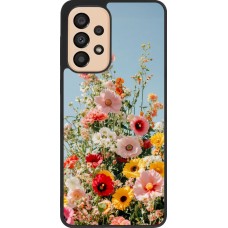 Coque Samsung Galaxy A33 5G - Silicone rigide noir Spring flowers Spring 2026