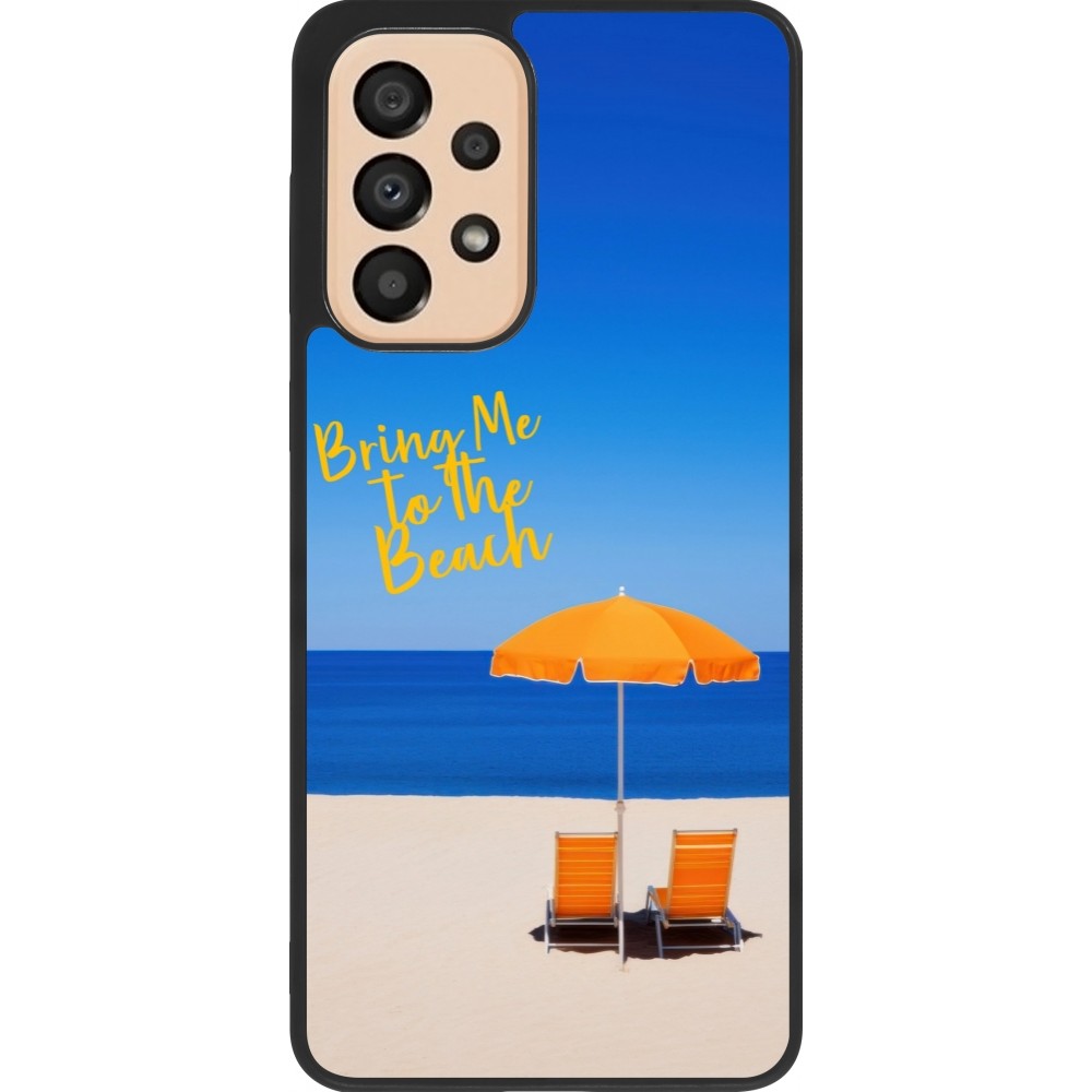 Coque Samsung Galaxy A33 5G - Silicone rigide noir Summer 2025 Bring me to the beach