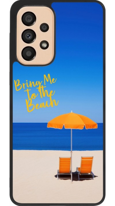 Coque Samsung Galaxy A33 5G - Silicone rigide noir Summer 2025 Bring me to the beach