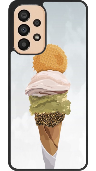 Coque Samsung Galaxy A33 5G - Silicone rigide noir Summer 2025 Cornet