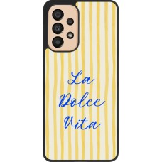 Coque Samsung Galaxy A33 5G - Silicone rigide noir The good life 2026