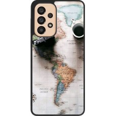 Coque Samsung Galaxy A33 5G - Silicone rigide noir Travel 01