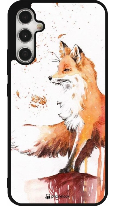 Coque Samsung Galaxy A34 5G - Silicone rigide noir Autumn 21 Fox