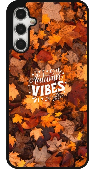 Coque Samsung Galaxy A34 5G - Silicone rigide noir Autumn 25 Autumn vibes