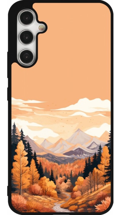 Coque Samsung Galaxy A34 5G - Silicone rigide noir Autumn 25 Mountains